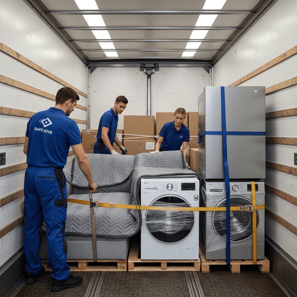 Handle heavy furniture safely
